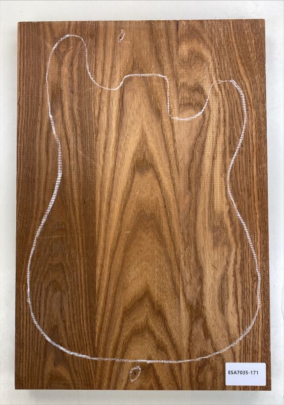 Body Swamp Ash, 3-pcs., Choco thermo-treated, Unique Piece #171